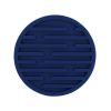 1pc Silicone Mat Heat Resistant Cup Mat Coasters Round Non-slip Table Placemat Tools - Navy