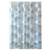 Grey Geometric Pattern PEVA Bathroom Shower Curtain Waterproof Shower Curtain Bathroom Decoration, 71x71inch - Default