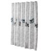 Butterfly Shower Curtain Grey Bath Curtains Polyester Waterproof, 180x180 cm - Default