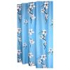 Flower Shower Curtains Blue Shower Curtain Waterproof Curtain, 180x180 cm - Default