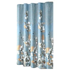 Magnolia Flower Pattern Shower Curtain Waterproof Bathroom Curtain, 180x180 cm - Default