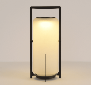 PSFT823a. Outdoor courtyard solar energy D26x19 floor lamp - PSFT823c