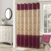 Muwago Luxury Royal Scroll Style Shower Curtain Colorful Waterproof Mildew Proofing Fabric Bathing Cover Aethetic Bathroom Decor - W72"*H72"