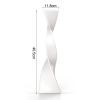 Creative Floor Vase Tall Ceramic Vase Black And White Nordic Simple Spiral Vase Living Room Desktop Ceramic Ornaments Home Decor - Basic white - China