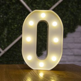 Alphabet Letter LED Lights Luminous Number Lamp Decor Battery Night Light for home Wedding Birthday Christmas party Decoration - 0