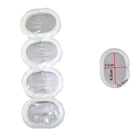 10-12 PCS C-type Plastic Shower Curtain Ring Hooks - XL
