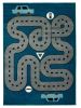 Home Decor Indoor/Outdoor Accent Rug Whimsical  Stylish Classic Pattern Design - Navy - 5'0" X 7'0"