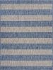 Home Decor Indoor/Outdoor Accent Rug Natural Stylish Classic Pattern Design - Grey & Blue - 5'0" X 7'0"