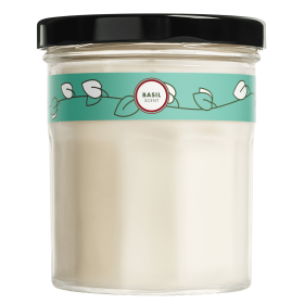 Mrs. Meyer's Clean Day Scented Soy Candle, Basil Scent, 4.9 Ounce Candle - Mrs. Meyer's