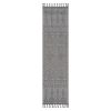 NAAR Guros Collection 2X8 White/White /Traditional Indoor/Outdoor Area Rug - as Pic