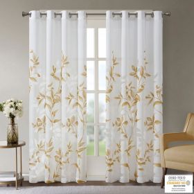 Burnout Printed Curtain Panel - as Pic