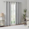 Basketweave Room Darkening Curtain Panel Pair(2 Pcs Window Panels) - as Pic