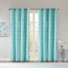 Total Blackout Metallic Print Grommet Top Curtain Panel(Only 1 Pc Panel) - as Pic