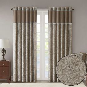 Jacquard Curtain Panel Pair(2 Pcs Window Panels) - as Pic