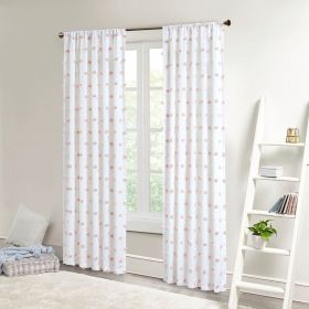Pom Pom Embellished Curtain Panel(Only 1 Pc Panel) - as Pic