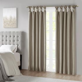 Twist Tab Total Blackout Window Curtain Panel(Only 1 Pc Panel) - as Pic