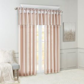 Twist Tab Lined Window Curtain Panel(Only 1 Pc Panel) - as Pic