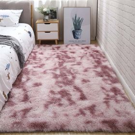 Soft Fluffy Area Rug for Bedroom and Living Room - Tie Dye Pink - 31.5*78.74inch