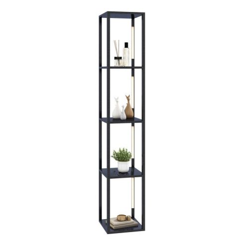 64 Inch Floor Lamp with 3-Level Dimmable LED Bulbs and Rotatable LED Poles - Black