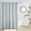 Cotton Jacquard Shower Curtain - as Pic