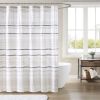 Cotton Printed Shower Curtain with Trims - as Pic