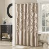 Tufted Semi-Sheer Shower Curtain - as Pic