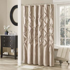 Tufted Semi-Sheer Shower Curtain - as Pic