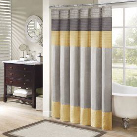 Faux Silk Shower Curtain - as Pic