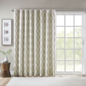 Printed Ikat Blackout Patio Curtain - as Pic