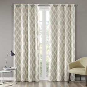 Printed Ikat Blackout Curtain Panel(Only 1 Pc Panel) - as Pic