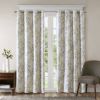 Printed Botanical Blackout Curtain Panel - as Pic