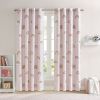 Rainbow with Metallic Printed Total Blackout Curtain Panel(Only 1 Pc Panel) - as Pic