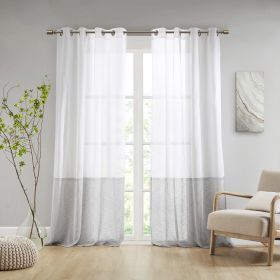 Dual-colored Curtain Panel (Only 1 Pc Panel) - as Pic