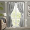 Pleat Curtain Panel with Tieback (Only 1 Pc Panel) - as Pic