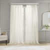 Embroidery Curtain Panel (Only 1 Pc Panel) - as Pic