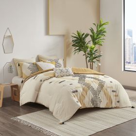 3 Piece Cotton Comforter Set - as Pic