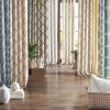 Fretwork Print Grommet Top Window Curtain Panel(Only 1 Pc Panel) - as Pic