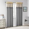Embroidered Curtain Panel - as Pic