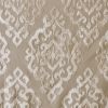 Knitted Jacquard Damask Total Blackout Grommet Top Curtain Panel(Only 1 Pc Panel) - as Pic