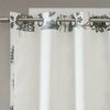 Jacquard Printed Room Darkening Curtain Panel - as Pic