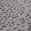 NAAR Guros Collection 2X8 Gray/White /Medallion Indoor/Outdoor Area Rug - as Pic