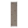 NAAR Guros Collection 2X8 Cream /Trellis Indoor/Outdoor Area Rug - as Pic