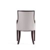 Manhattan Comfort Grand Faux Leather Dining Armchair in Light Grey - Default Title