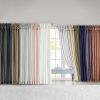 Twist Tab Lined Window Curtain Panel(Only 1 Pc Window Panel) - as Pic