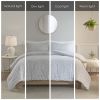 3 Piece Tufted Woven Medallion Comforter Set - as Pic