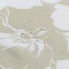Muwago Vintage White Large Print Shower Curtain Beige Waterproof And Anti-Mould Bathing Partition Curtain Fabric Bathroom Decor - W78"*H72"