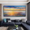 Handmade Hand Painted Wall Art On Canvas Abstract Knife Painting Landscape Dusk For Home Decoration Decor - 100X150cm