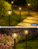 PSDS028. Solar outdoor courtyard garden with decorative light-controlled lawn lights - PSDS028
