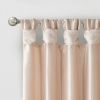 Twist Tab Lined Window Curtain Panel(Only 1 Pc Panel) - as Pic