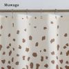 Muwago Shower Curtain With Giraffe Pattern Blackout Waterproof And Mildew Resistant Bathing Cover Aesthetic Bathroom Accessories - W72"*H72"